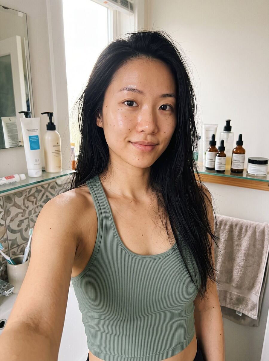 Inès Moreau, sample beauty AI influencer